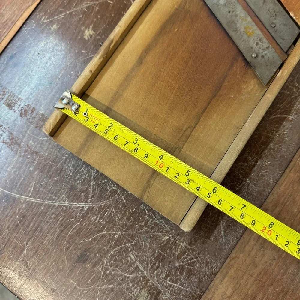 Vintage Wooden‎ Vegetable Slicer Mandoline Kitchen Tool Rustic Farmhouse